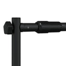 vidaXL fekete acél háttérállvány 254x243 cm