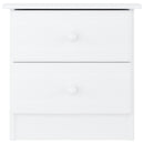 vidaXL ALTA fehér tömör fenyőfa éjjeliszekrény 41x35x41 cm