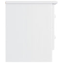 vidaXL ALTA fehér tömör fenyőfa éjjeliszekrény 41x35x41 cm