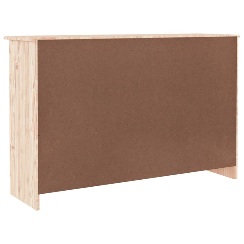 vidaXL ALTA tömör fenyőfa komód 112x35x73 cm