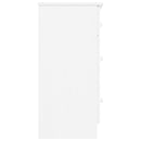 vidaXL ALTA fehér tömör fenyőfa komód 112x35x73 cm