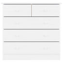 vidaXL ALTA fehér tömör fenyőfa komód 77x35x73 cm