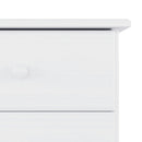 vidaXL ALTA fehér tömör fenyőfa komód 77x35x73 cm