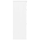 vidaXL ALTA fehér tömör fenyőfa cipőszekrény 77x35x96 cm