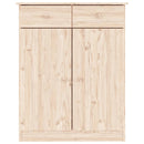 vidaXL ALTA tömör fenyőfa cipőszekrény 77 x 35 x 96 cm