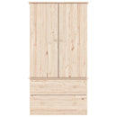 vidaXL ALTA tömör fenyőfa ruhásszekrény 90x55x170 cm