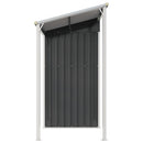 vidaXL antracitszürke fészer meghosszabbított tetővel 277x110,5x181 cm