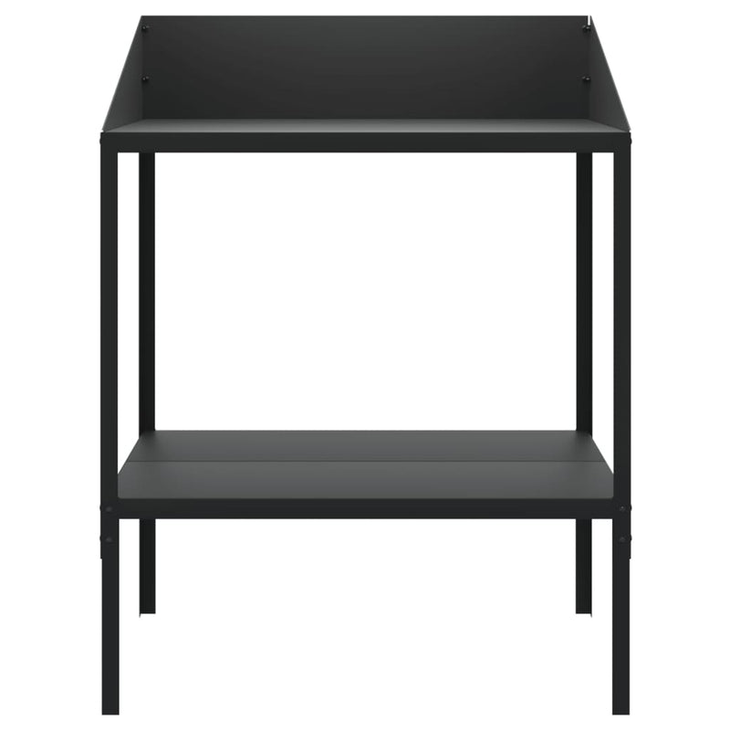 vidaXL antracitszürke horganyzott acél növényállvány 75,5x54,5x100 cm