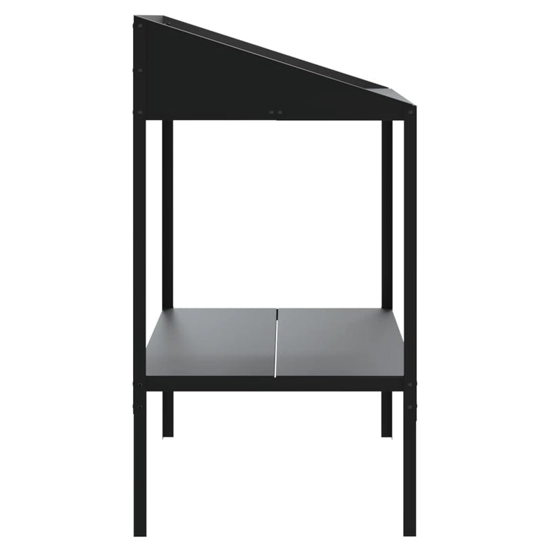 vidaXL antracitszürke horganyzott acél növényállvány 75,5x54,5x100 cm