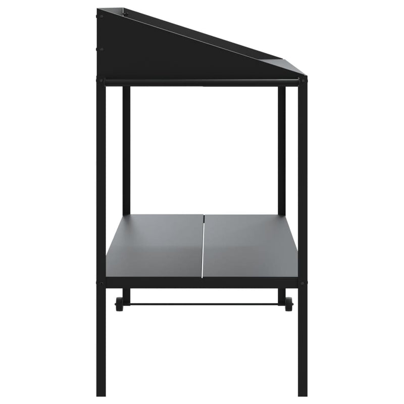 vidaXL antracitszürke horganyzott acél növénytartó 100x54,5x100 cm