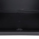 vidaXL szürke és fekete PP kültéri tárolószekrény 65 x 37 x 165 cm