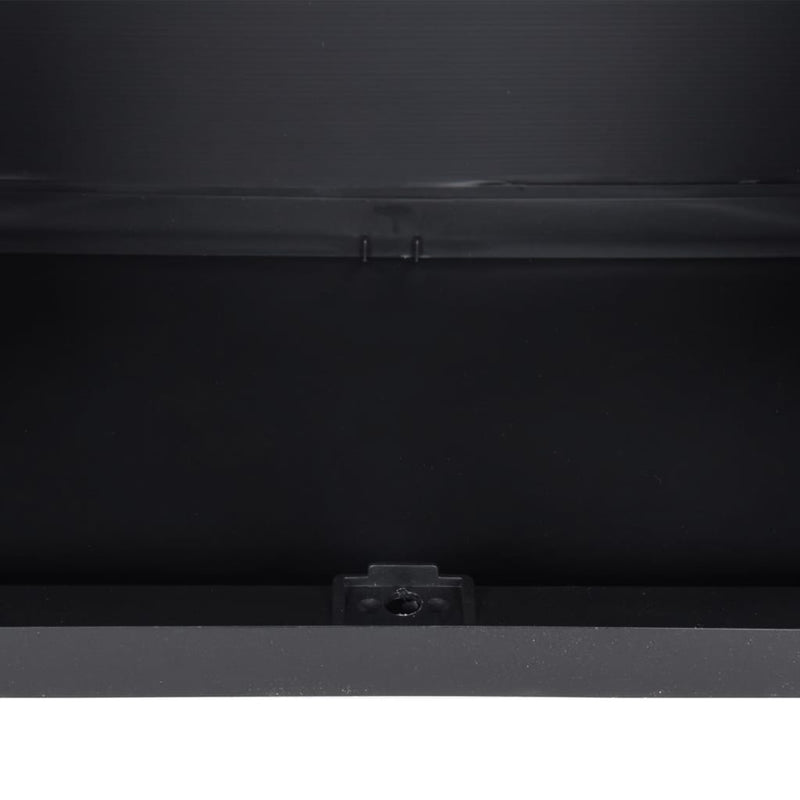 vidaXL fekete PP kültéri tárolószekrény 65 x 37 x 85 cm
