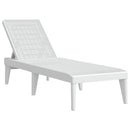 vidaXL fehér PP napozóágy 186 x 60 x 29 cm