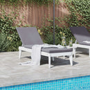 vidaXL fehér PP napozóágy 186 x 60 x 29 cm