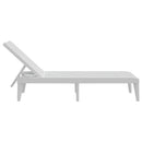 vidaXL fehér PP napozóágy 186 x 60 x 29 cm
