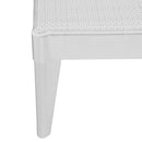 vidaXL fehér PP napozóágy 186 x 60 x 29 cm