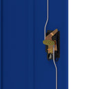 vidaXL világosszürke-kék acél irattartó szekrény 90x40x70 cm