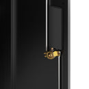 vidaXL fekete acél irattartó szekrény 79x40x90 cm