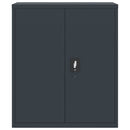vidaXL antracitszürke acél irattartó szekrény 90x40x105 cm