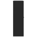 vidaXL fekete acél irattartó szekrény 90x40x140 cm