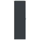 vidaXL antracitszürke acél irattartó szekrény 90x40x140 cm