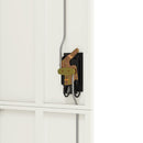 vidaXL fehér acél irattartó szekrény 90x40x180 cm