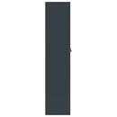 vidaXL antracitszürke acél irattartó szekrény 90 x 40 x 180 cm