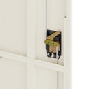 vidaXL fehér acél irattartó szekrény 90x40x200 cm