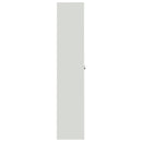 vidaXL világosszürke acél irattartó szekrény 90x40x200 cm