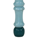 vidaXL kézzel festett türkizkék tömör mangófa dohányzóasztal