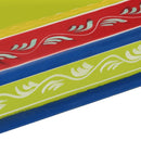 vidaXL kézzel festett zöld tömör mangófa dohányzóasztal