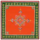 vidaXL kézzel festett kék tömör mangófa dohányzóasztal