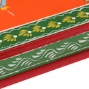 vidaXL kézzel festett kék tömör mangófa dohányzóasztal