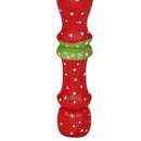 vidaXL kézzel festett piros tömör mangófa dohányzóasztal