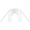 vidaXL fehér acélvázas melegház 44 m² 22x2x2 m