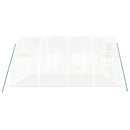 vidaXL fehér üvegház acélvázzal 12 m² 4x3x2 m