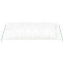 vidaXL fehér acélvázas melegház 18 m² 6 x 3 x 2 m