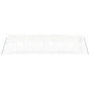 vidaXL fehér acélvázas melegház 24 m² 8x3x2 m