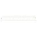 vidaXL fehér acélvázas melegház 36 m² 12 x 3 x 2 m