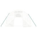 vidaXL fehér acélvázas melegház 54 m² 18 x 3 x 2 m