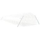 vidaXL fehér acélvázas melegház 54 m² 18 x 3 x 2 m