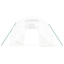 vidaXL fehér acélvázas melegház 66 m² 22x3x2 m