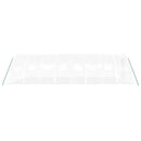 vidaXL fehér acélvázas melegház 32 m² 8 x 4 x 2 m