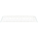 vidaXL fehér acélvázas melegház 40 m² 10x4x2 m