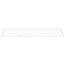 vidaXL fehér acélvázas melegház 48 m² 12 x 4 x 2 m