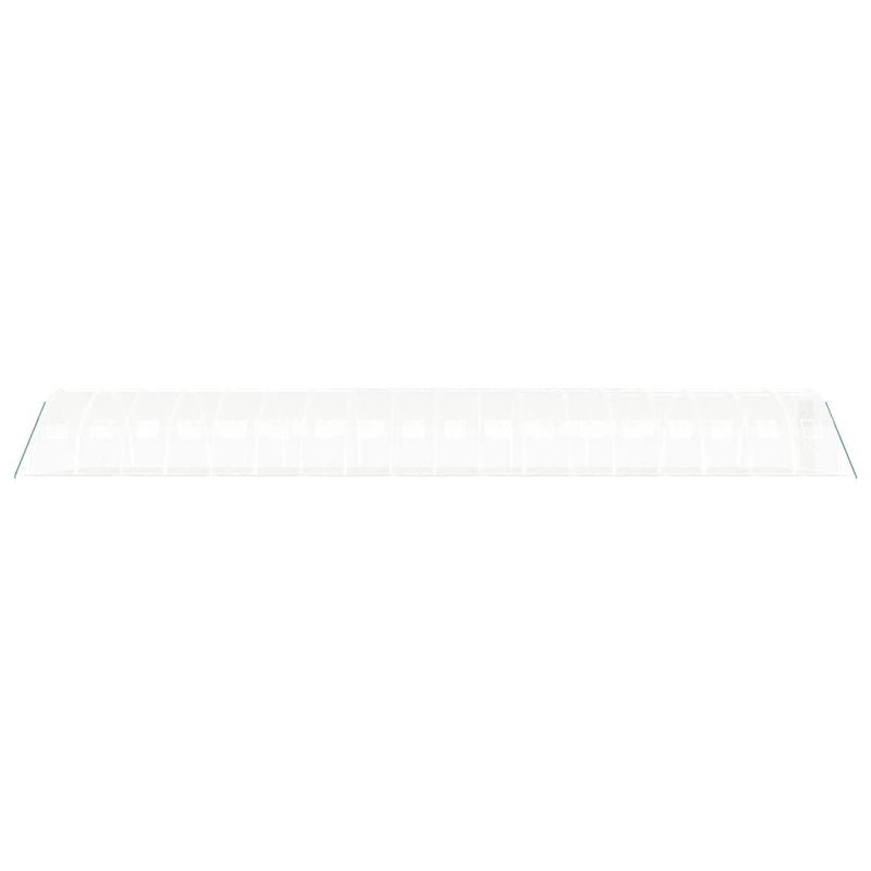 vidaXL fehér acélvázas melegház 72 m² 18 x 4 x 2 m
