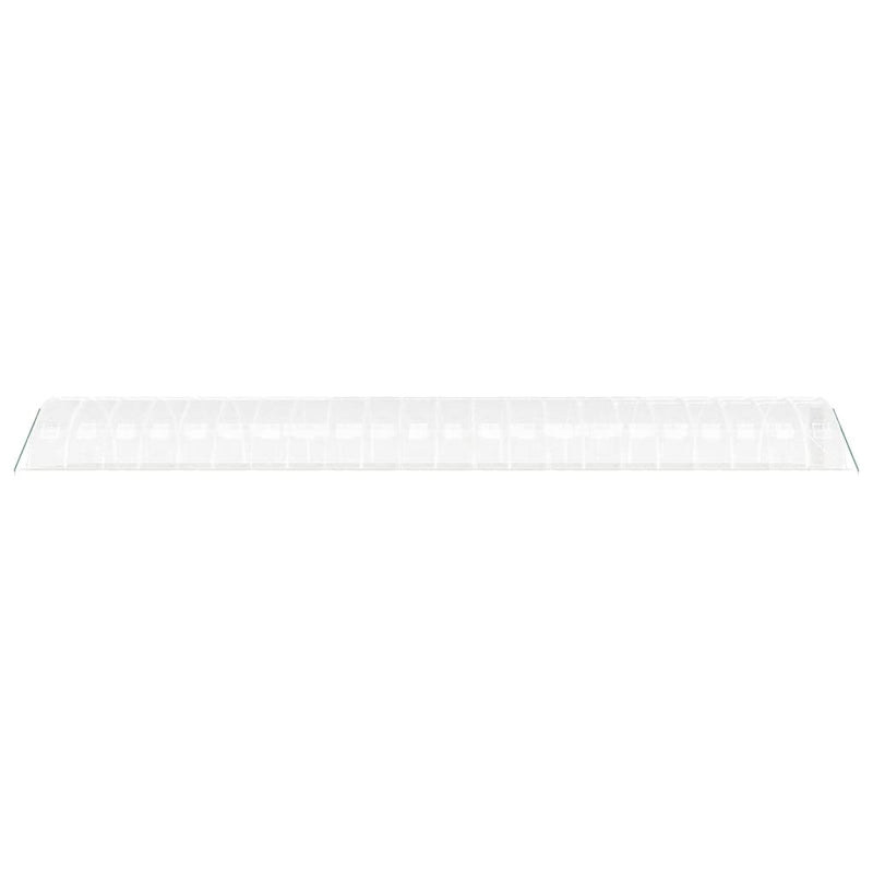 vidaXL fehér acélvázas melegház 88 m² 22x4x2 m