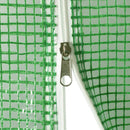 vidaXL zöld acélvázas melegház 50 m² 10 x 5 x 2,3 m