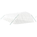 vidaXL fehér acélvázas melegház 60 m² 12 x 5 x 2,3m