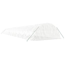 vidaXL fehér acélvázas melegház 120 m² 24 x 5 x 2,3 m